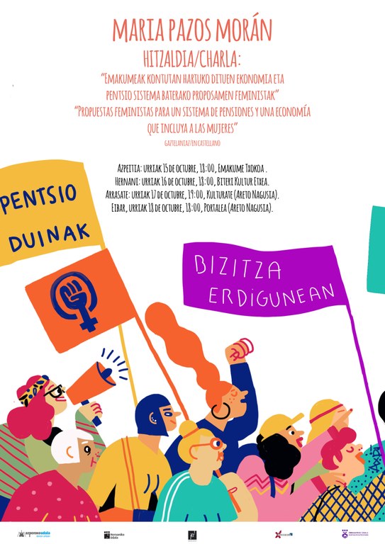 Charla abierta: Propuestas feministas para un sistema de pensiones y una economía que incluya a las mujeres