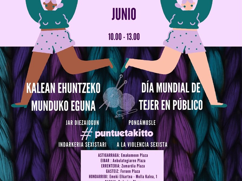 Día Mundial de Tejer en Público