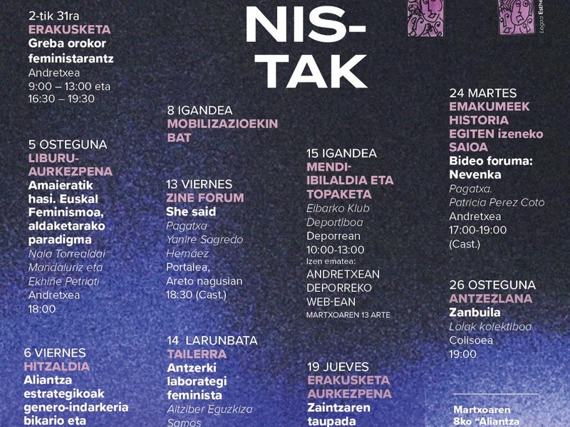 Eibar se suma, un año más, al Día Internacional de la Mujer