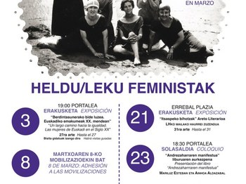 Eibar se suma, un año más, al Día Internacional de la Mujer.