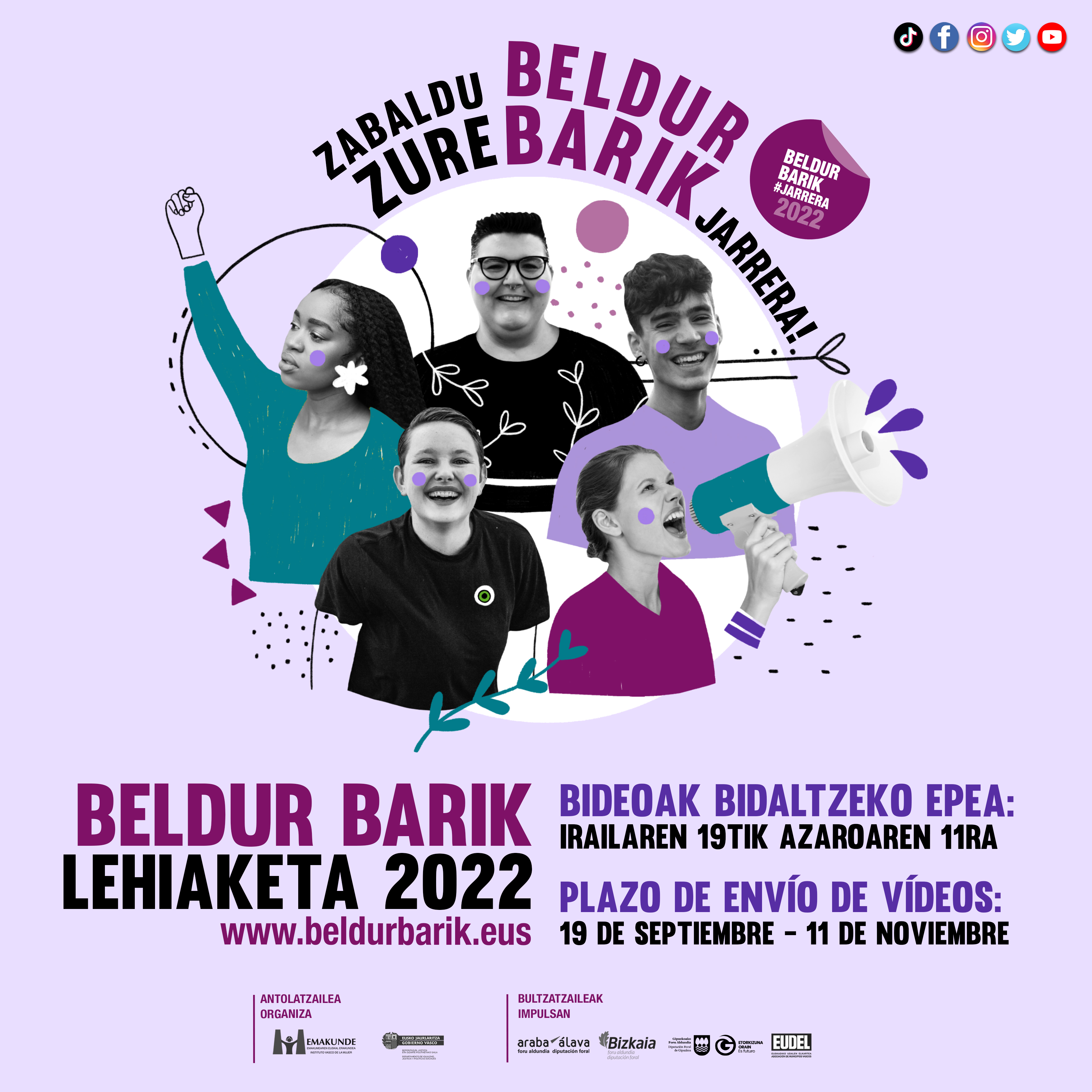 En marcha el Concurso Beldur Barik 2022