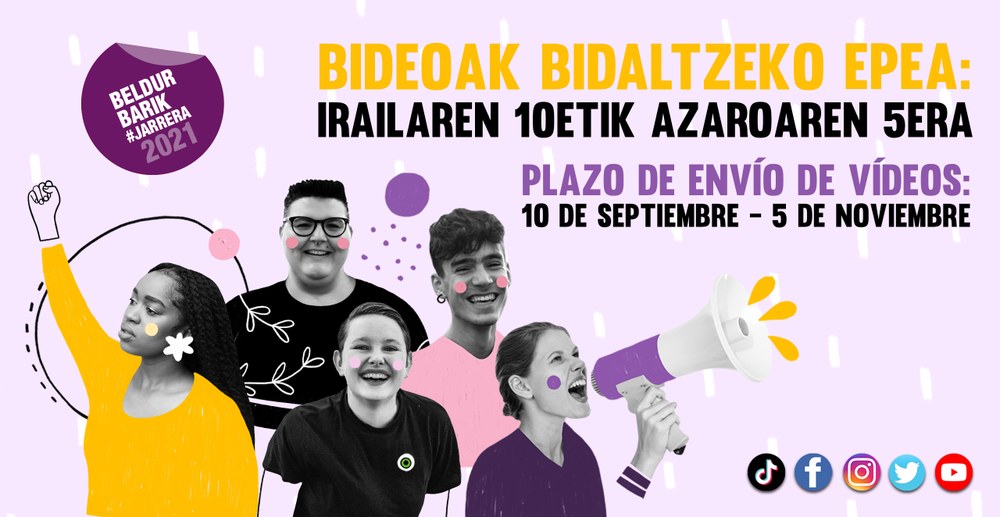 En marcha el Concurso General Beldur Barik del 2021 Concurso BB 2021