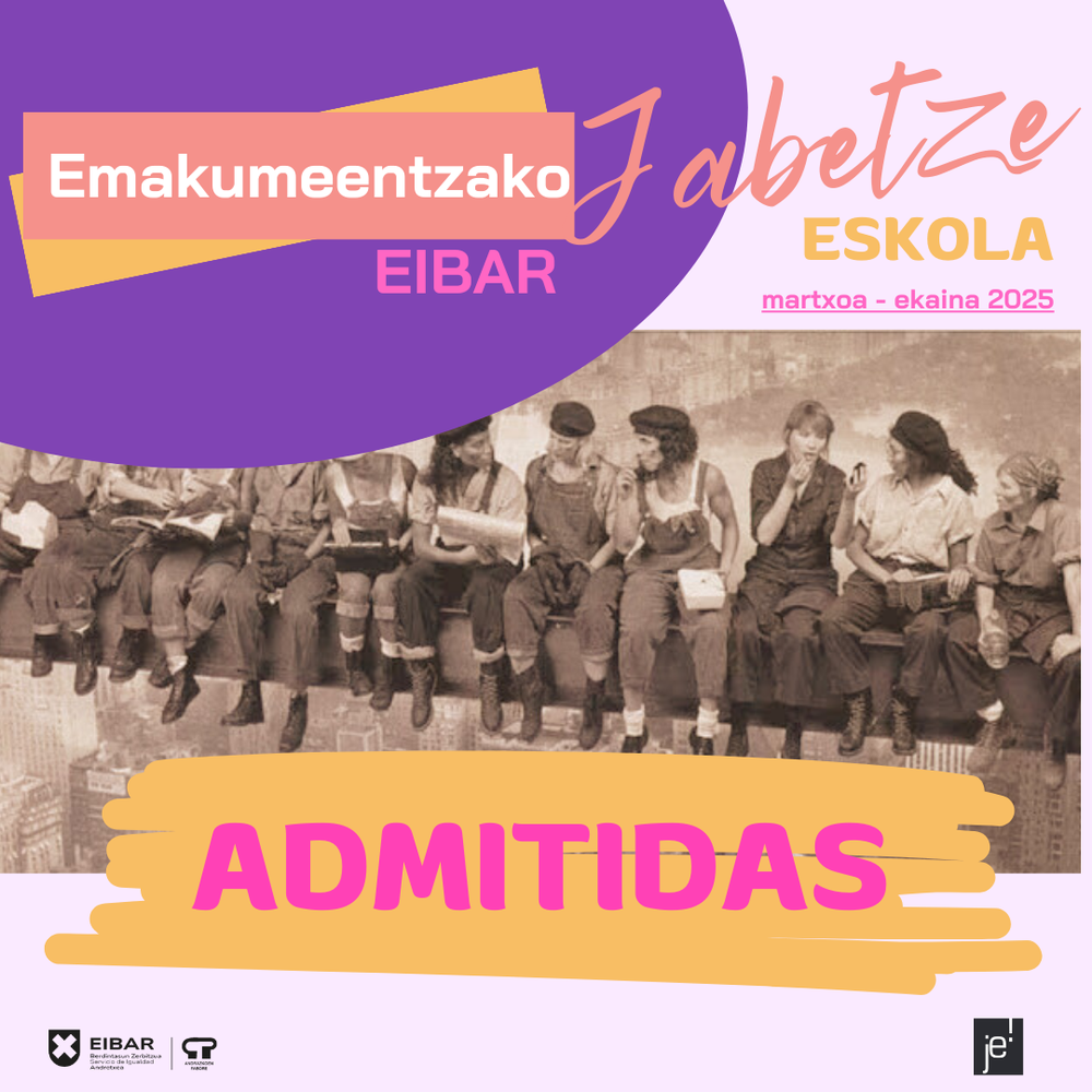Publicados los listados de las admitidas en los cursos de la Escuela de Empoderamiento Publicados los listados de las admitidas en los cursos de la Escuela de Empoderamiento