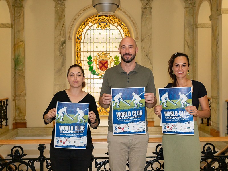 Imagen de la presentación del campeonato del mundo de Jugger 2023, que se celebrará este fin de semana en Unbe.