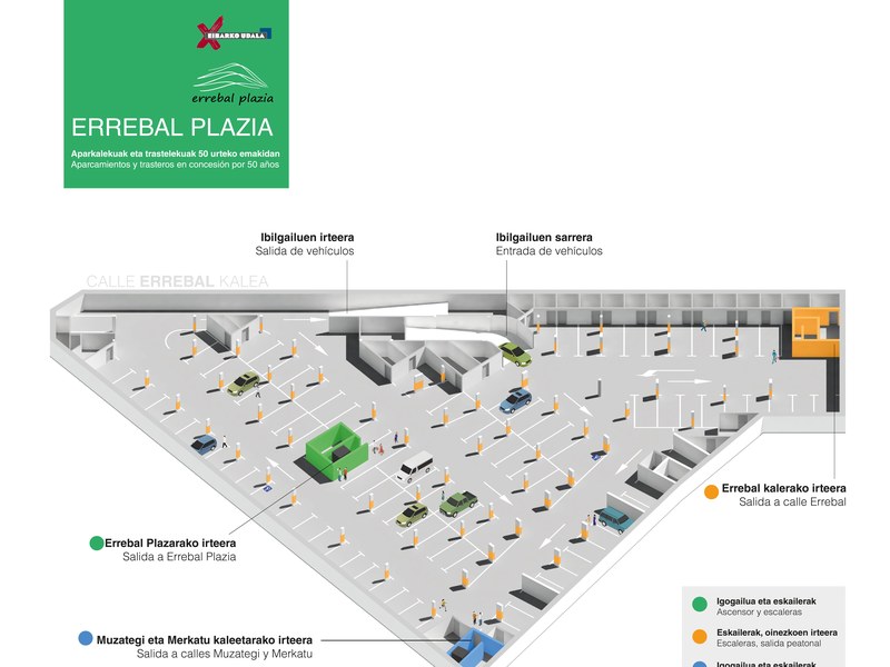 Errebal Plazia: Planta -2.