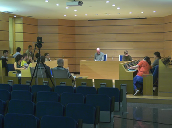 Imagen de la sesión extraordinaria del pleno municipal celebrado el 6 de octubre de 2023.