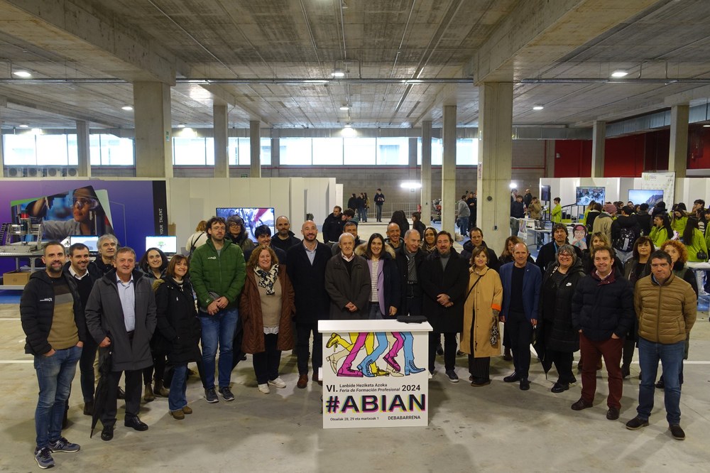 Imagen de la inauguración de la VI Feria de Formación Profesional #ABIAN. Fotografía: Debegesa.