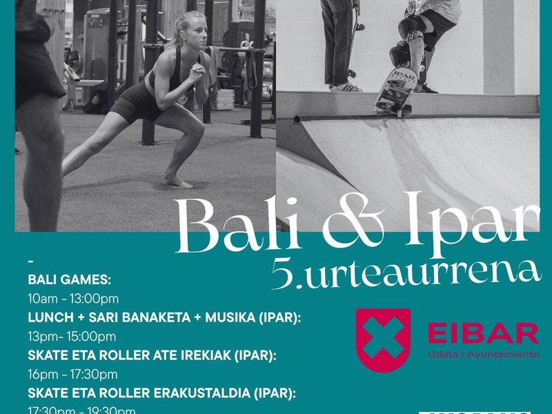 Bali e Ipar celebran su 5º aniversario con una jornada especial dedicada al deporte el 6 de junio