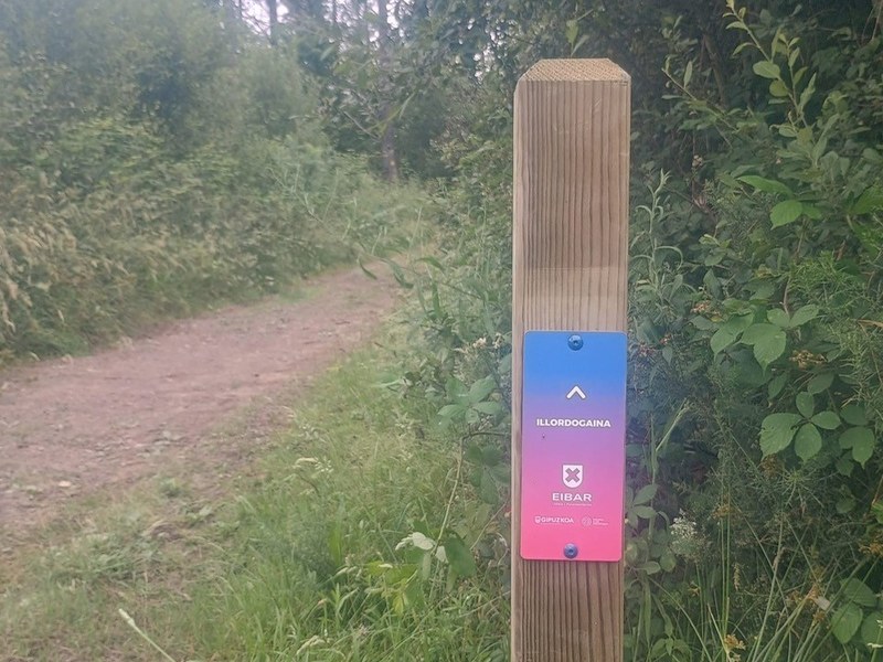 Continúan los trabajos de recuperación de los caminos naturales de Eibar para facilitar a la ciudadanía el contacto con los montes y la biodiversidad próximos a la ciudad