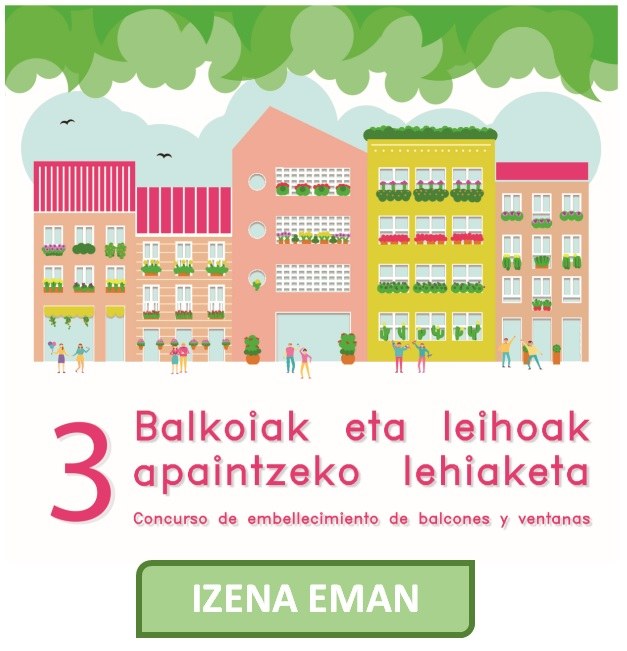 Cartel del III concurso de embellecimiento de balcones y ventanas.