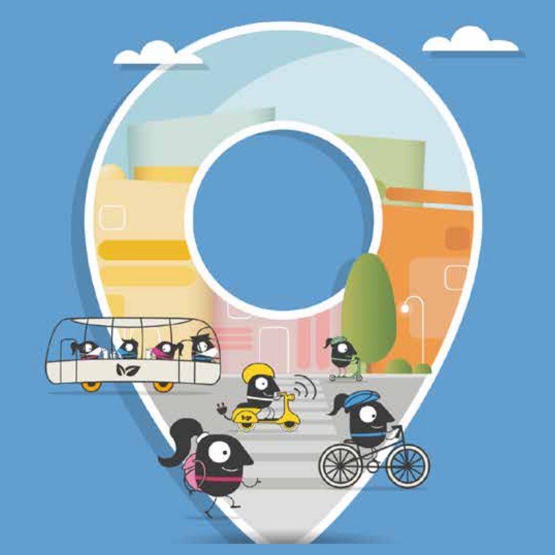 Del 16 al 22 de septiembre Eibar celebrará una nueva edición de la Semana Europea de la Movilidad Sostenible Icono de la Semana Europea de la Movilidad Sostenible.