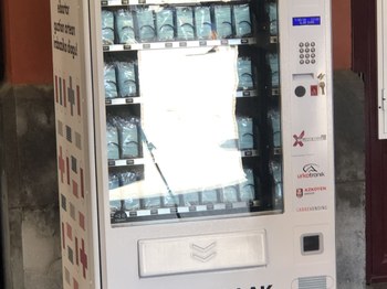 Máquina de vending que permitirá obtener mascarillas de forma gratuita