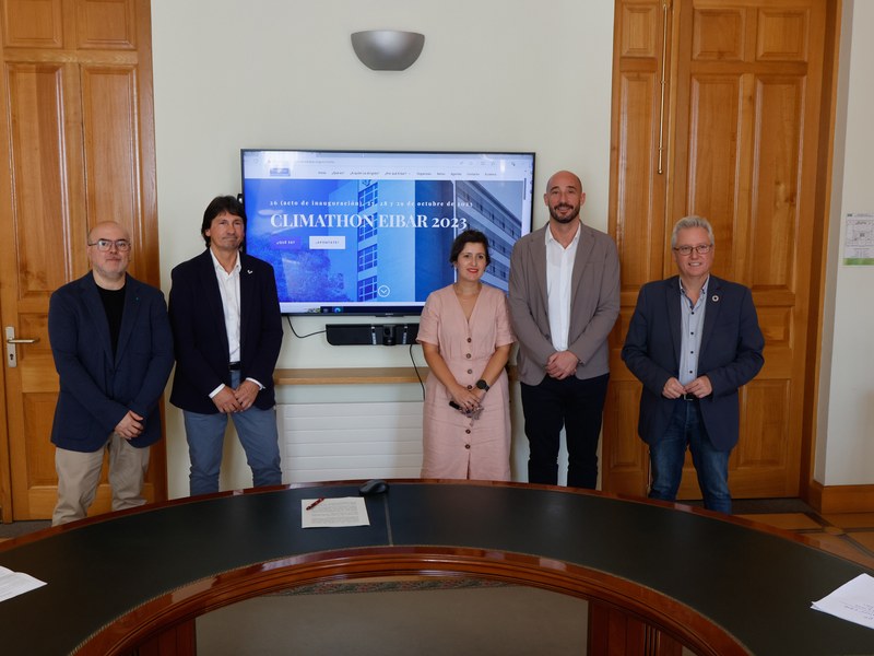 Imagen de la presentación de la nueva edición del Climathon.