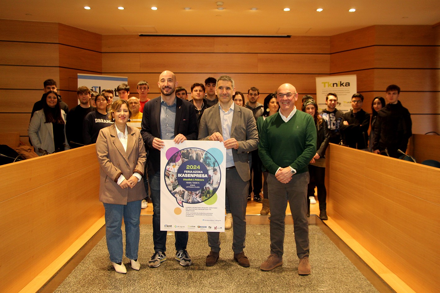 Eibar acogerá el próximo 1 de febrero la XIII Ikasenpresa Azoka con cerca de 2.000 estudiantes de FP de Euskadi