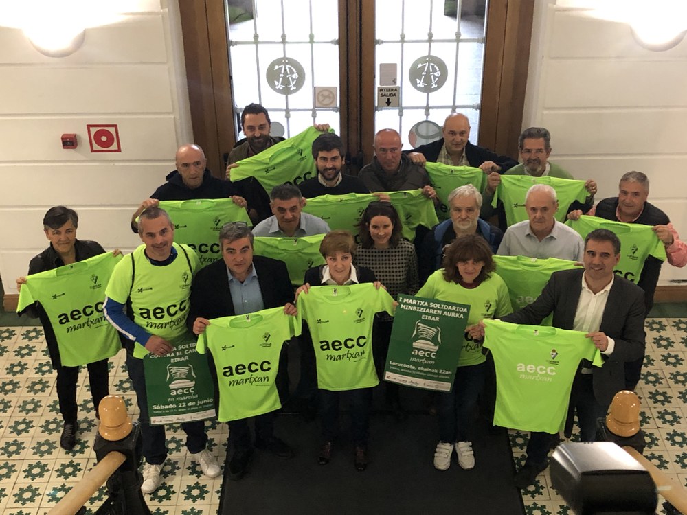 Eibar acogerá la I Marcha Solidaria contra el cáncer el próximo 22 de junio