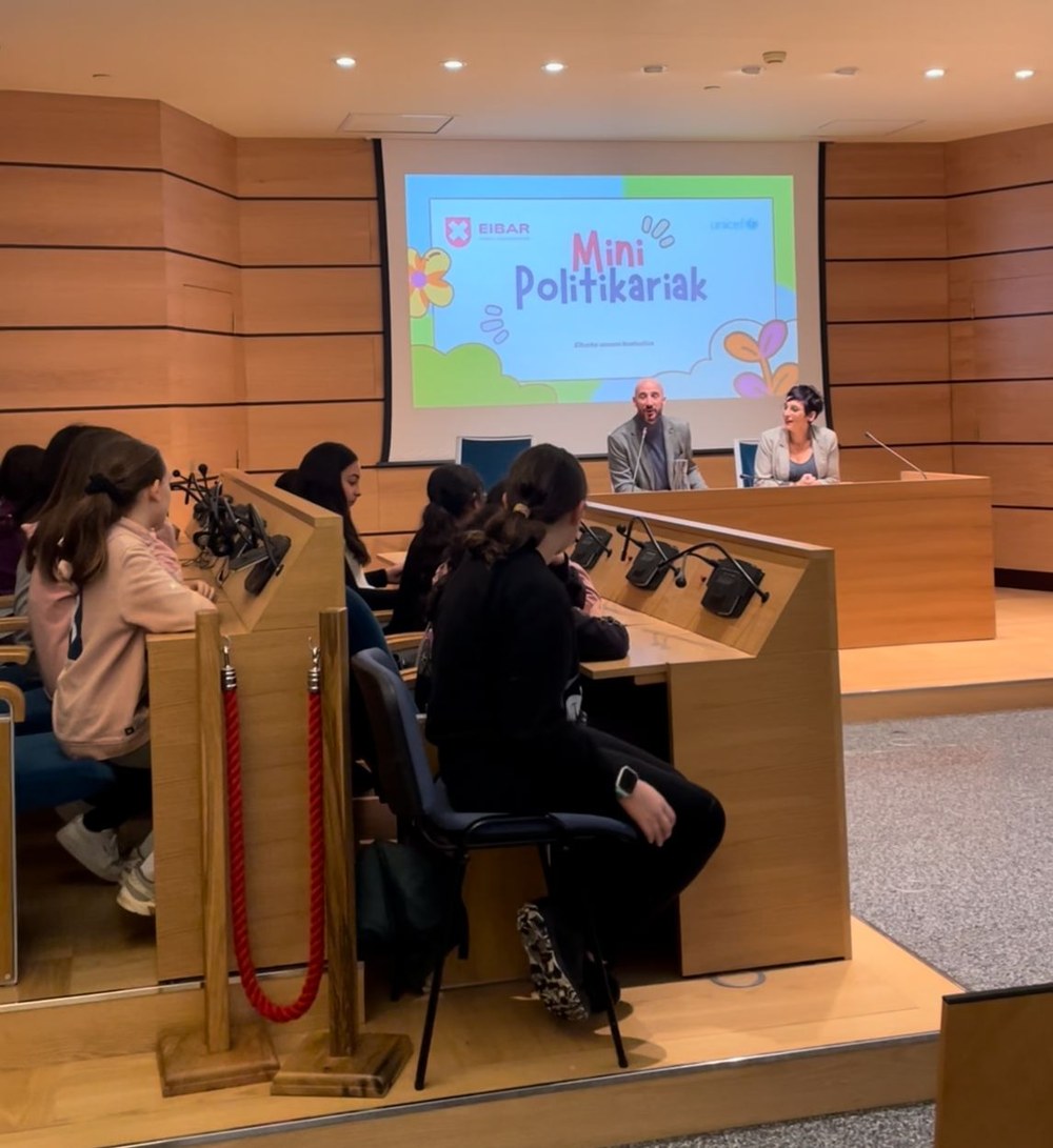 Consejo de la Infancia y Adolescencia de Eibar, celebrado el 25 de noviembre de 2025.