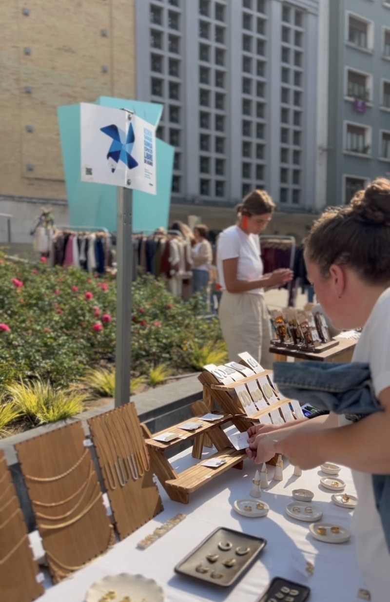 Eibar celebra este viernes, 16 de mayo, la braderie "El comercio en la calle" Imagen de archivo.
