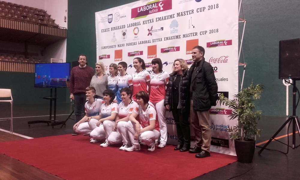 El Astelena acogerá la final del torneo de pelota 'Emakume Master Cup' el próximo domingo, 25 de marzo