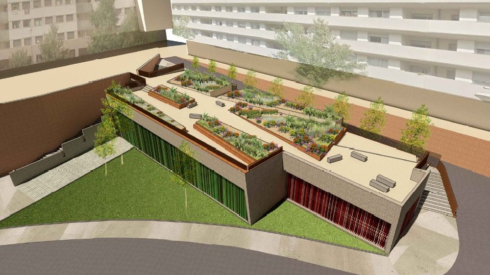 El Ayuntamiento adjudica la redacción del proyecto del nuevo aparcamiento de Ardantza en 49.370 euros Infografías del proyecto del nuevo aparcamiento de Ardantza.