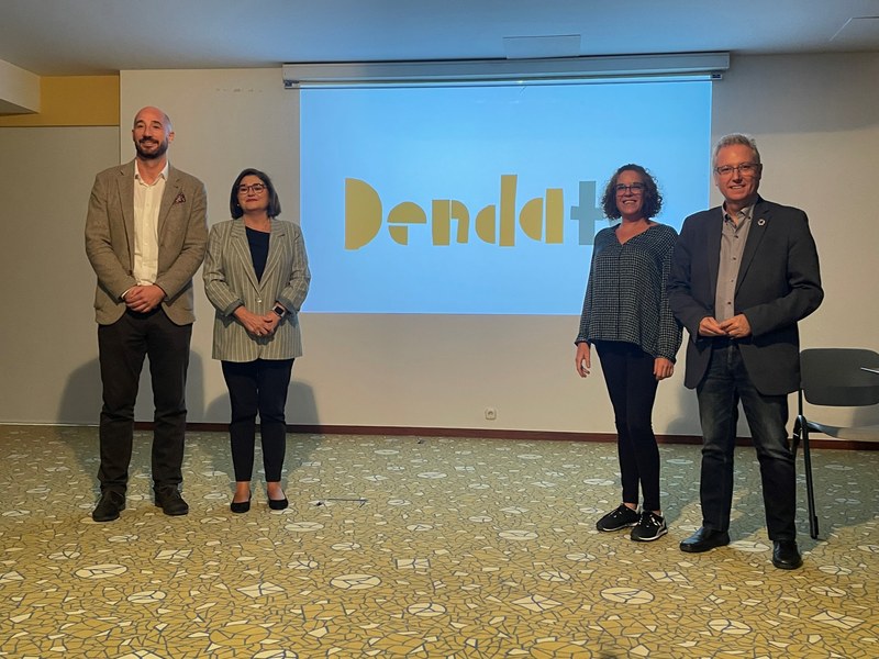 Imagen de la rueda de prensa celebrada para presentar la herramienta de autodiagnóstico para los comercios.