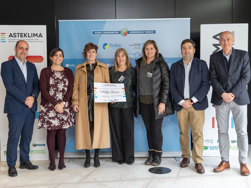 Acto de entrega de los premios Asteklima 2024.