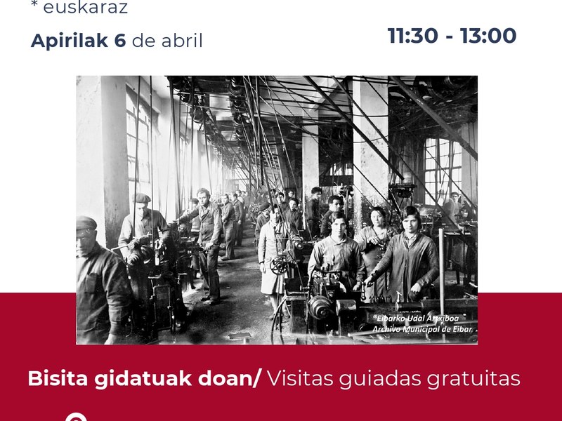 El Ayuntamiento de Eibar organiza una nueva edición de visitas guiadas