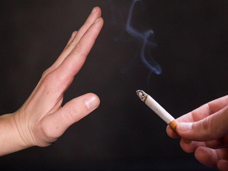 Imagen de archivo en contra del tabaco. 