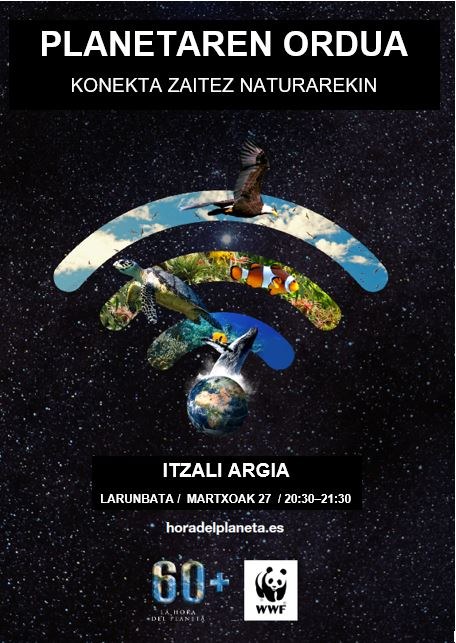 Cartel de 'La Hora del Planeta’.