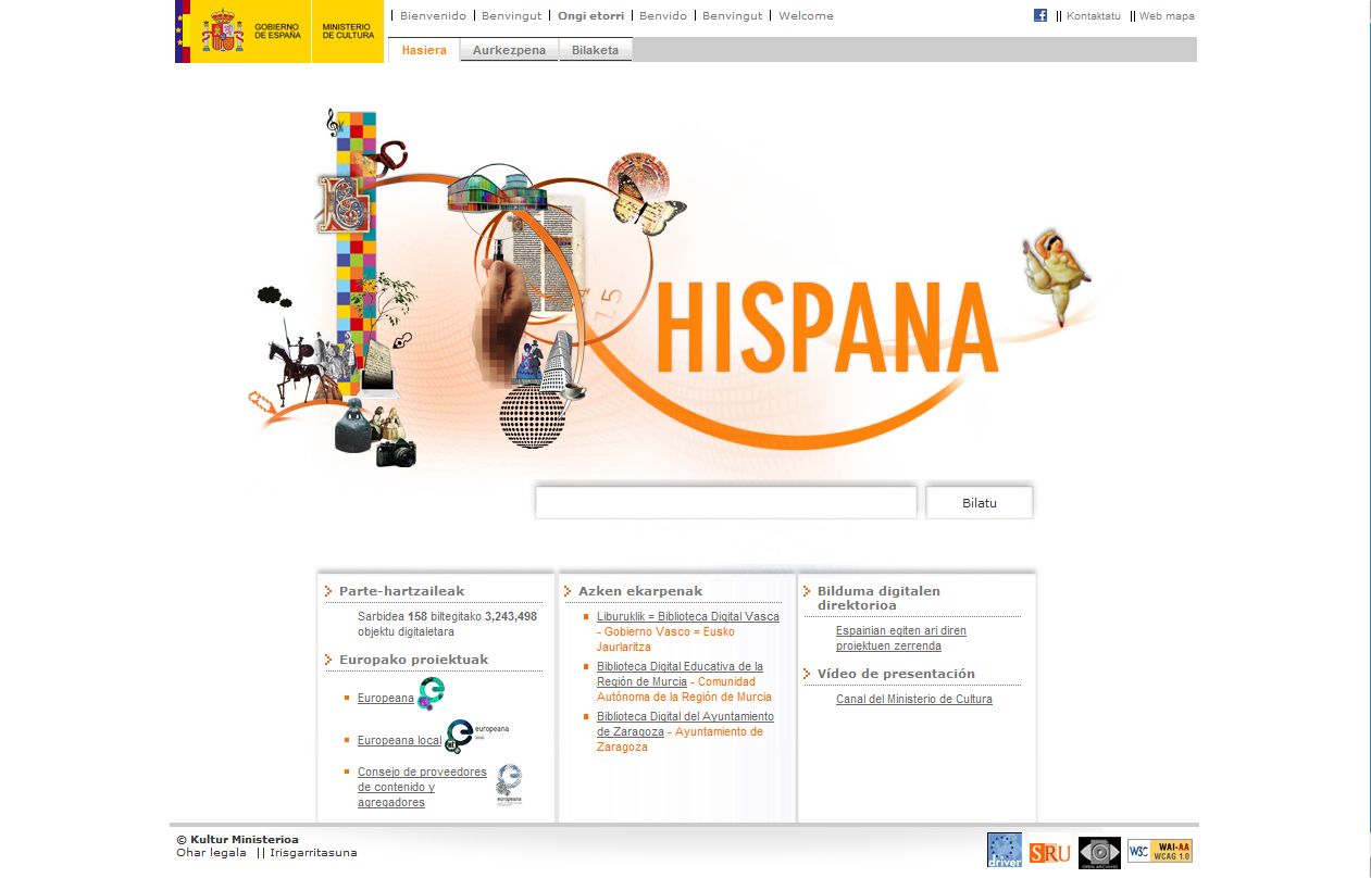 El fondo digitalizado de la Biblioteca ahora también en Hispana