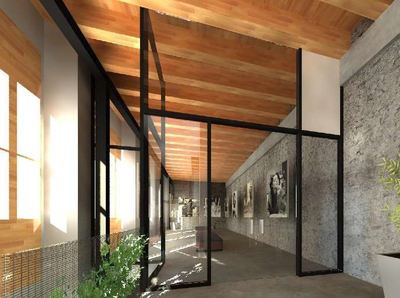 El Gobierno Central concede una subvención de 472.747 euros para las obras de reforma interior del nuevo edificio de Andretxea en Isasi Imagen de la maqueta del interior del nuevo edificio de Andretxea en Isasi.