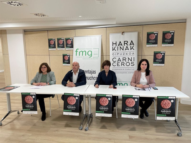 Imagen de la presentación del I Concurso de Hamburguesas de Autor de Gipuzkoa.