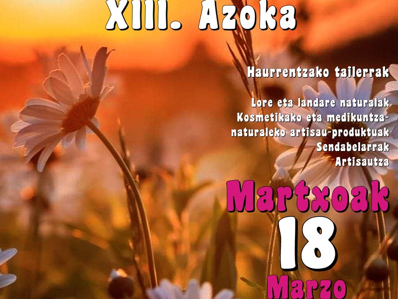 Cartel de la Feria de Flores, Plantas y Árboles.