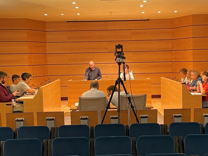 Imagen de la sesión extraordinaria del Pleno Municipal celebrado el 13 de octubre de 2022.