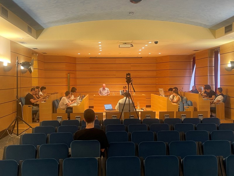 Imagen de la sesión extraordinaria del pleno municipal celebrado el 7 de julio de 2023.