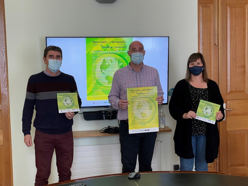 Presentación del ciclo de talleres "Reutiliza y reinventa".