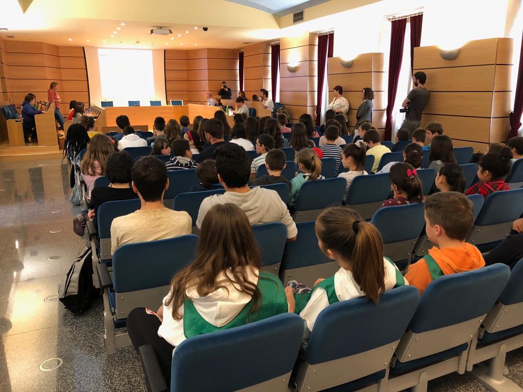Esta mañana se ha celebrado el Pleno de la Agenda 21 Escolar en Eibar