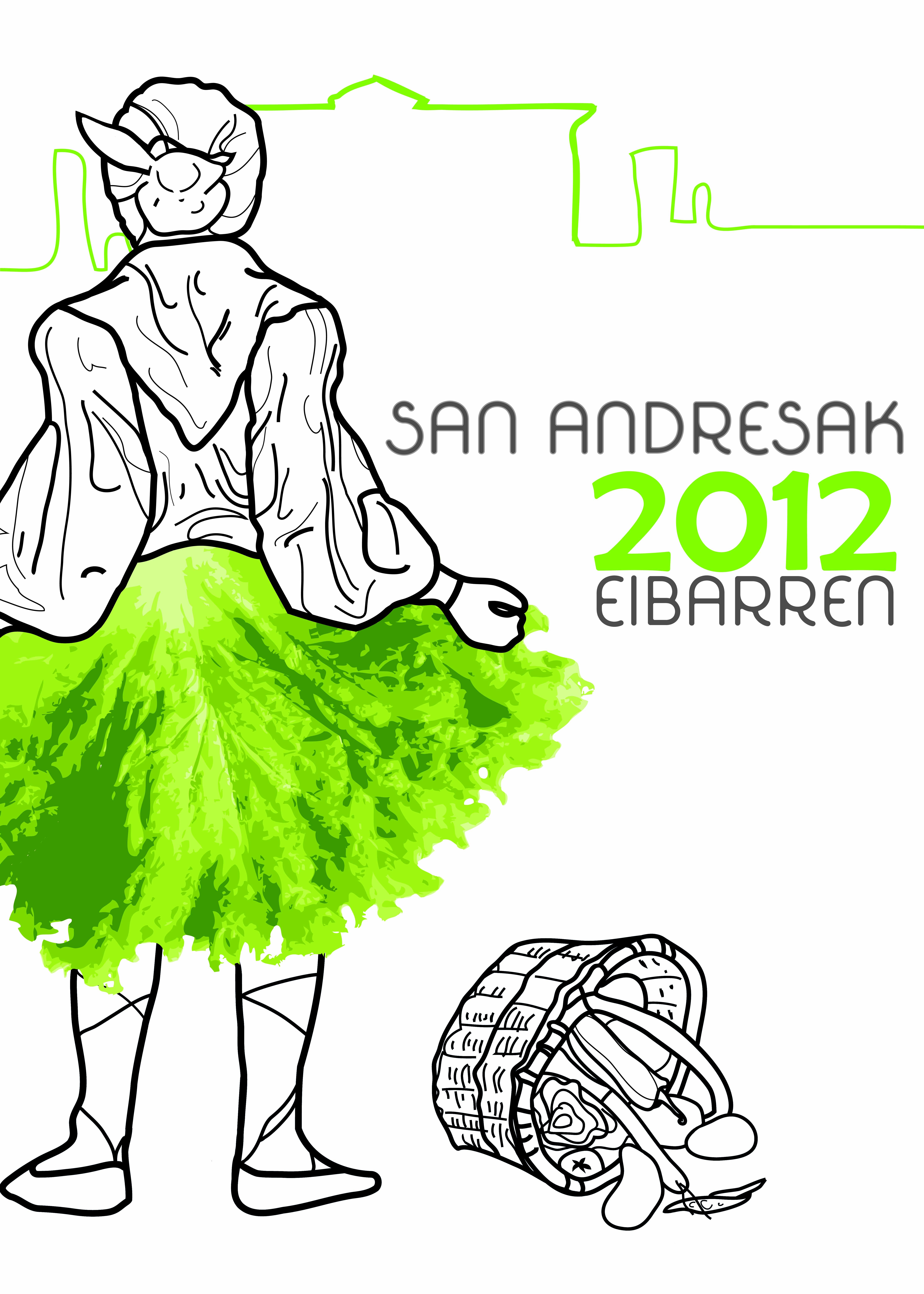 Fallo del concurso de cartel " Sanandresak 2012 Eibarren" 