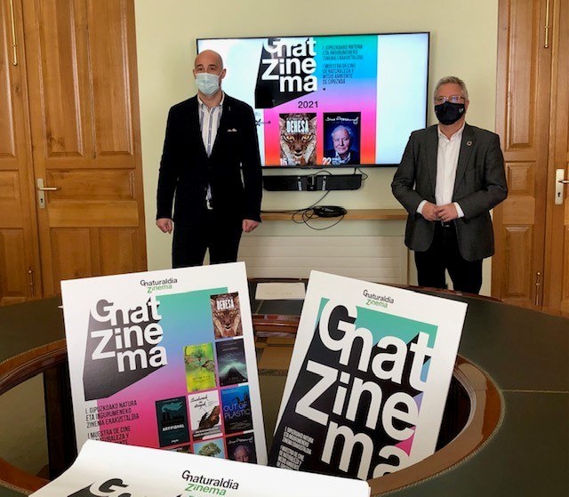 Imagen de la presentación de la I Muestra de Cine de Naturaleza y Medio Ambiente de Gipuzkoa.