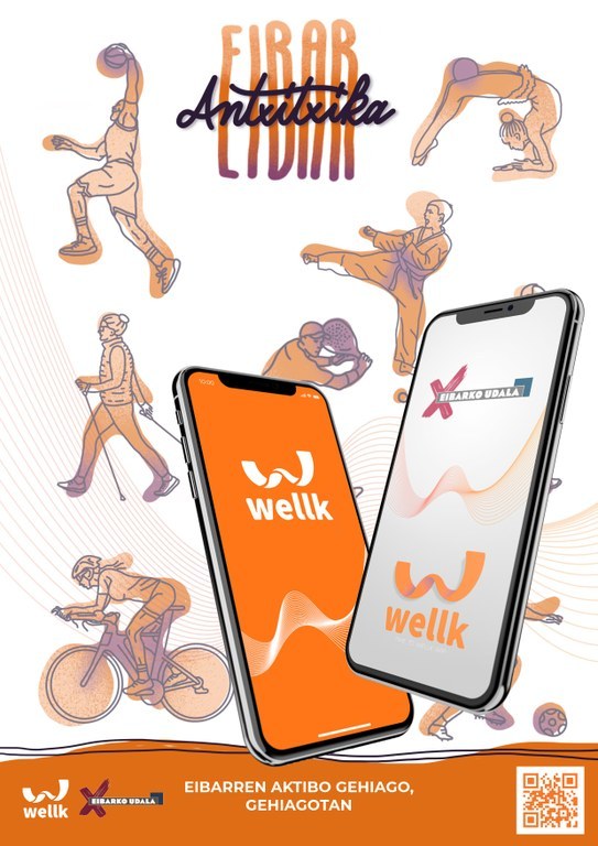 La app Wellk para fomentar la actividad física logra más de 500 usuarios/as en su primer mes de funcionamiento Imagen del proyecto 'Antxitxika Eibar’.