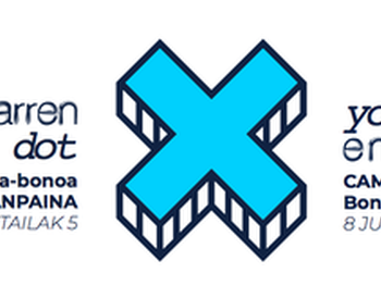 Logotipo de la campaña 'Nik Eibarren erosten dot'.