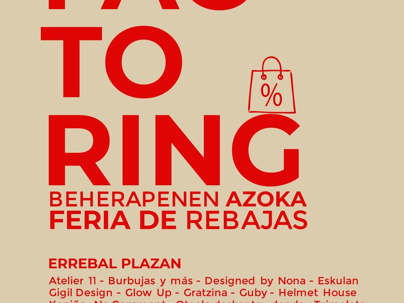 La Feria de oportunidades de invierno vuelve esta semana a Eibar con la participación de 20 establecimientos