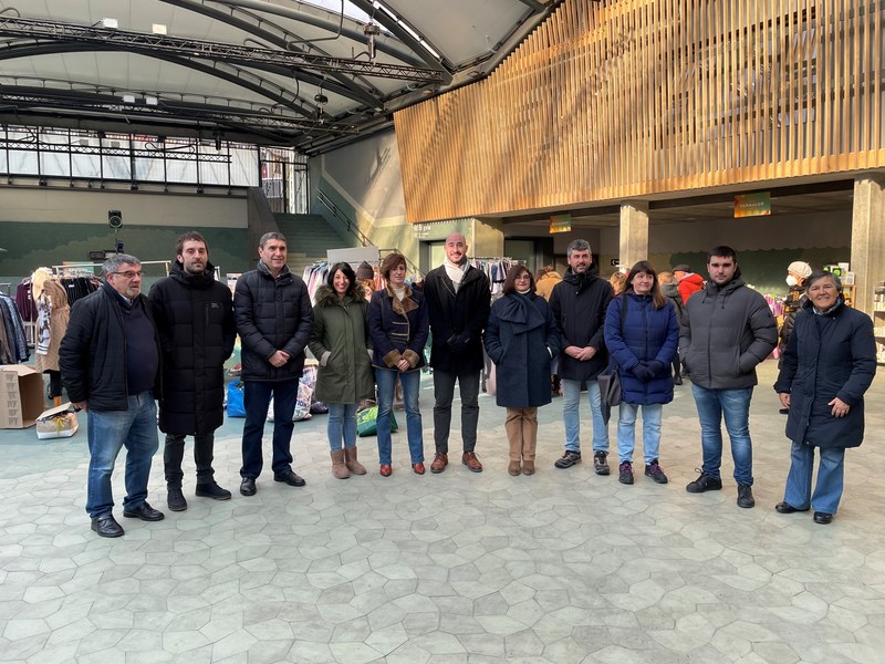 Imagen de la inauguración de la Feria de Rebajas de invierno.