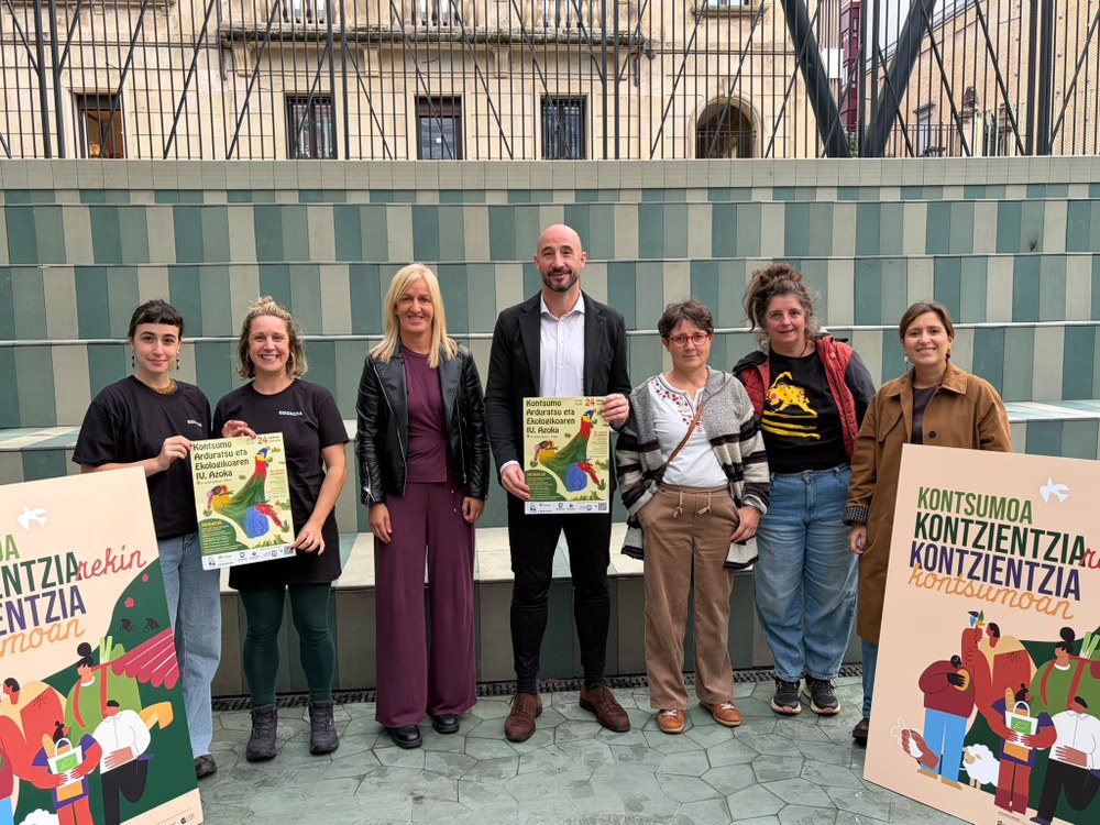 Presentación de la IV Feria de Consumo Responsable y Ecológico de Eibar.