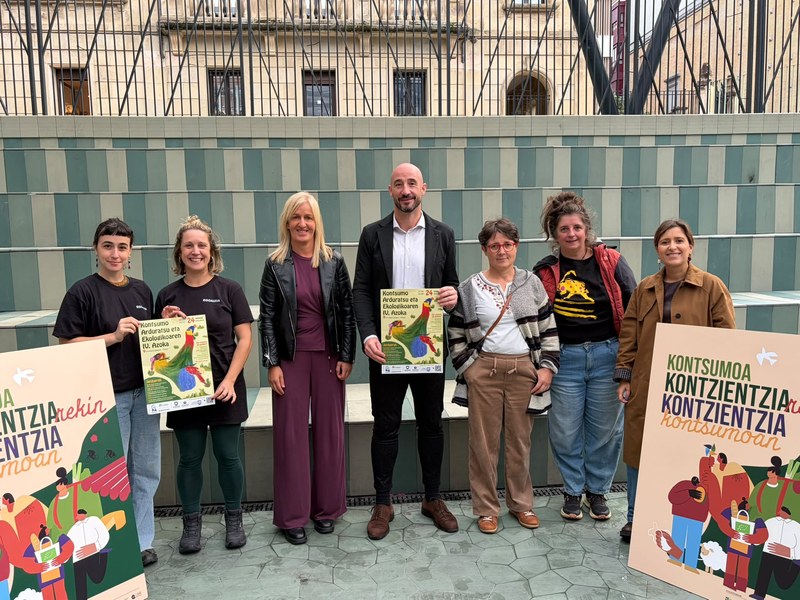 La IV Feria de Consumo Responsable y Ecológico de Eibar llenará Errebal este sábado, 24 de octubre, de alternativas para un consumo más sostenible