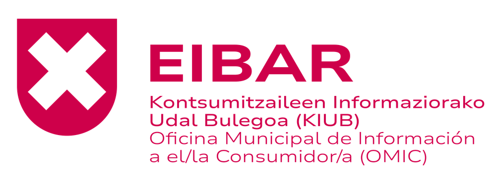 La OMIC de Eibar atendió casi 1.500 consultas en 2024 y alerta sobre abusos en banca y energía Logo de la OMIC.