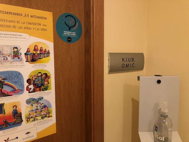 Imagen de la nueva ubicación de la OMIC en el Ayuntamiento de Eibar.