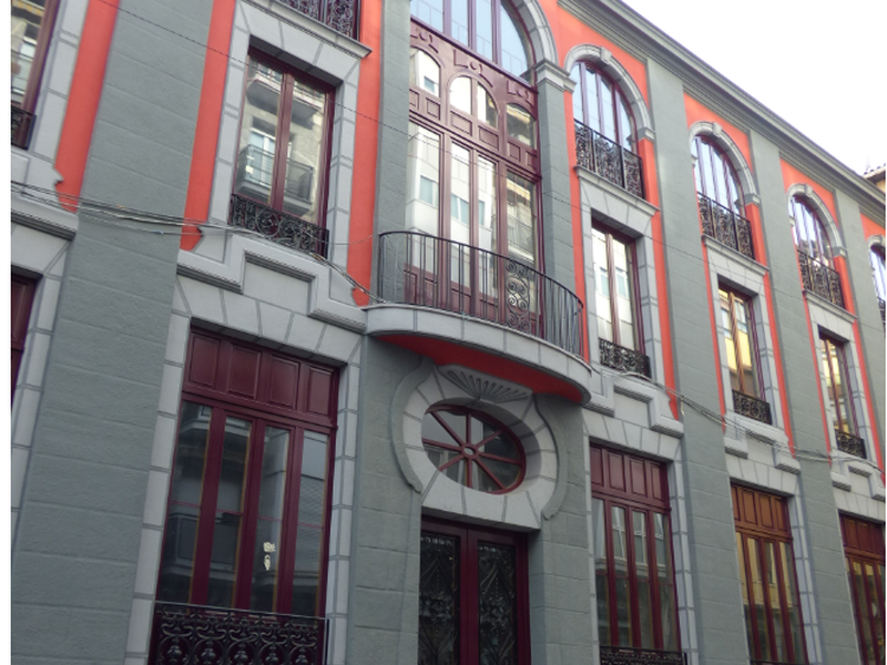 Imagen de la futura sede de Andretxea (Casa de la Mujer) en el edificio municipal de la calle Isasi anexo al frontón Astelena..