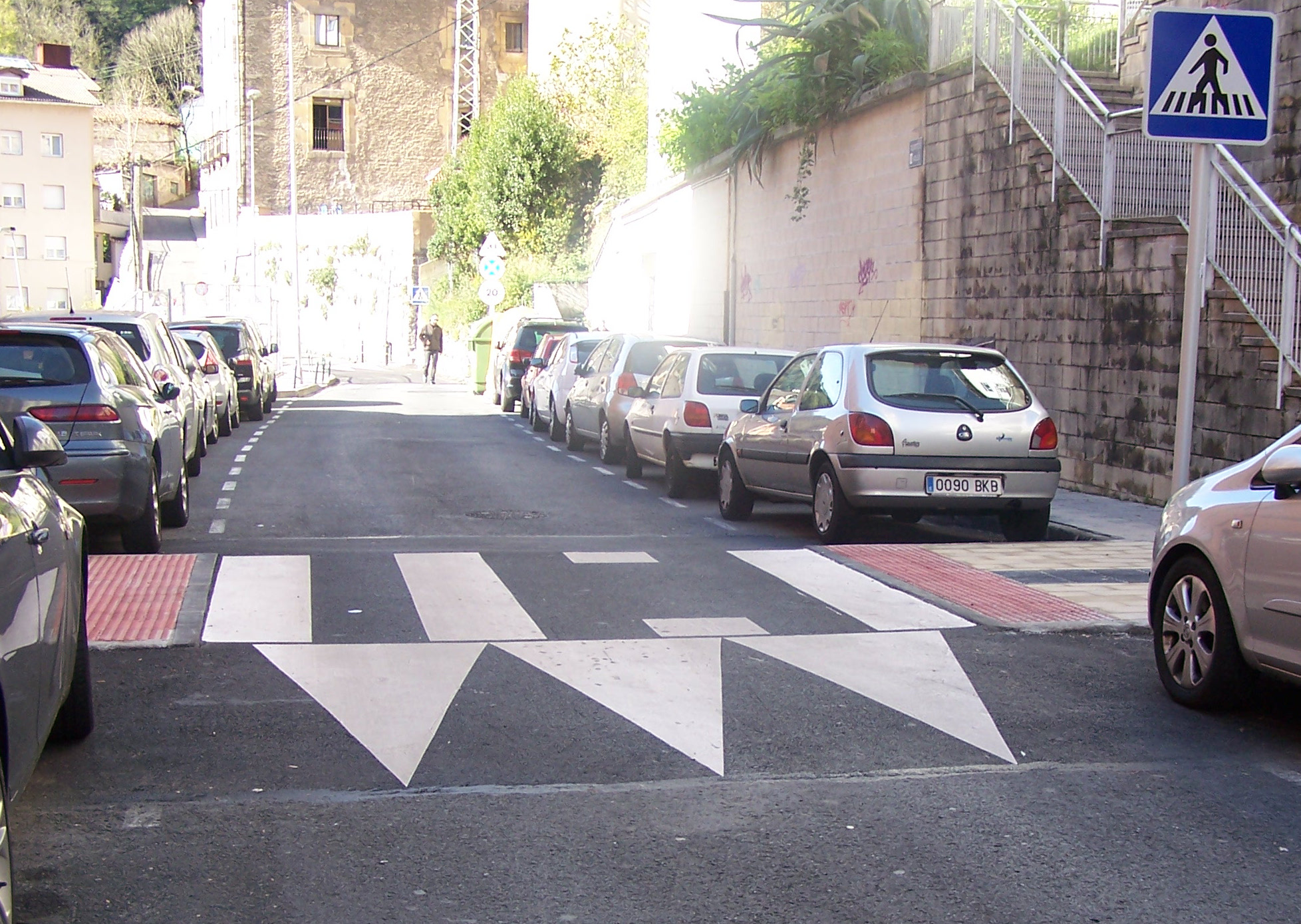 Las calles de Eibar contarán este año con 23 pasos de peatones sobreelevados nuevos
