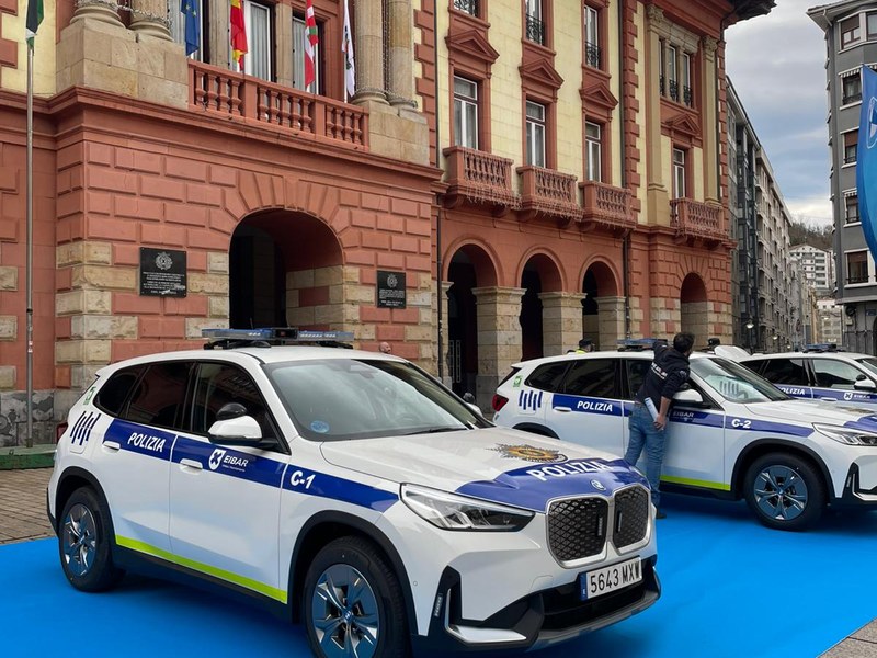 Presentada la nueva flota de la Policía Municipal, con tres nuevos coches-patrulla Imagen de los nuevos coches-patrulla.