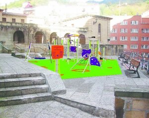 Renovados los Juegos infantiles del Parque de Zuloagas